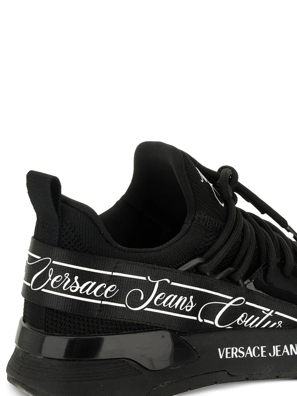 Versace Jeans Couture logo-detail lace-up sneakers Black
