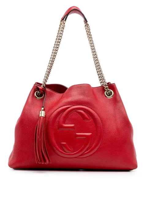 Gucci Pre-Owned 2016-2025 Medium Leather Soho Chain tote bag