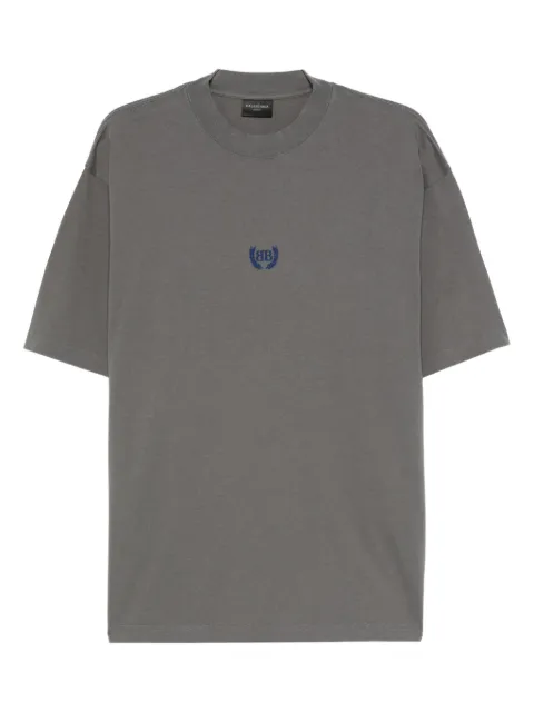 Balenciaga logo-embroidered cotton T-shirt