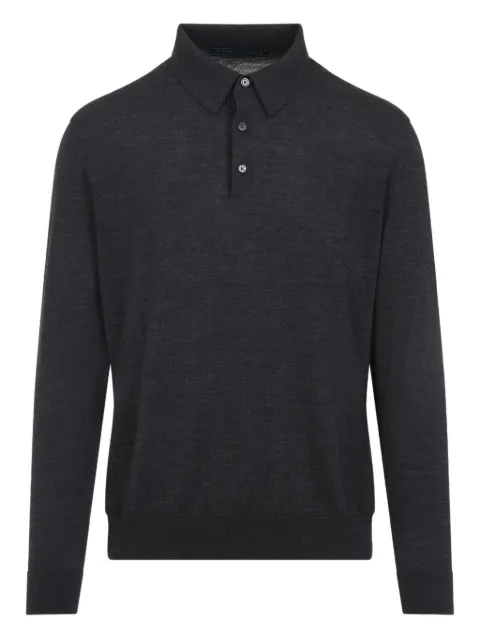 Kiton long-sleeved polo shirt