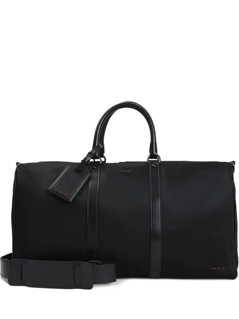 Kiton leather-trimmed holdall | Black | Image 1
