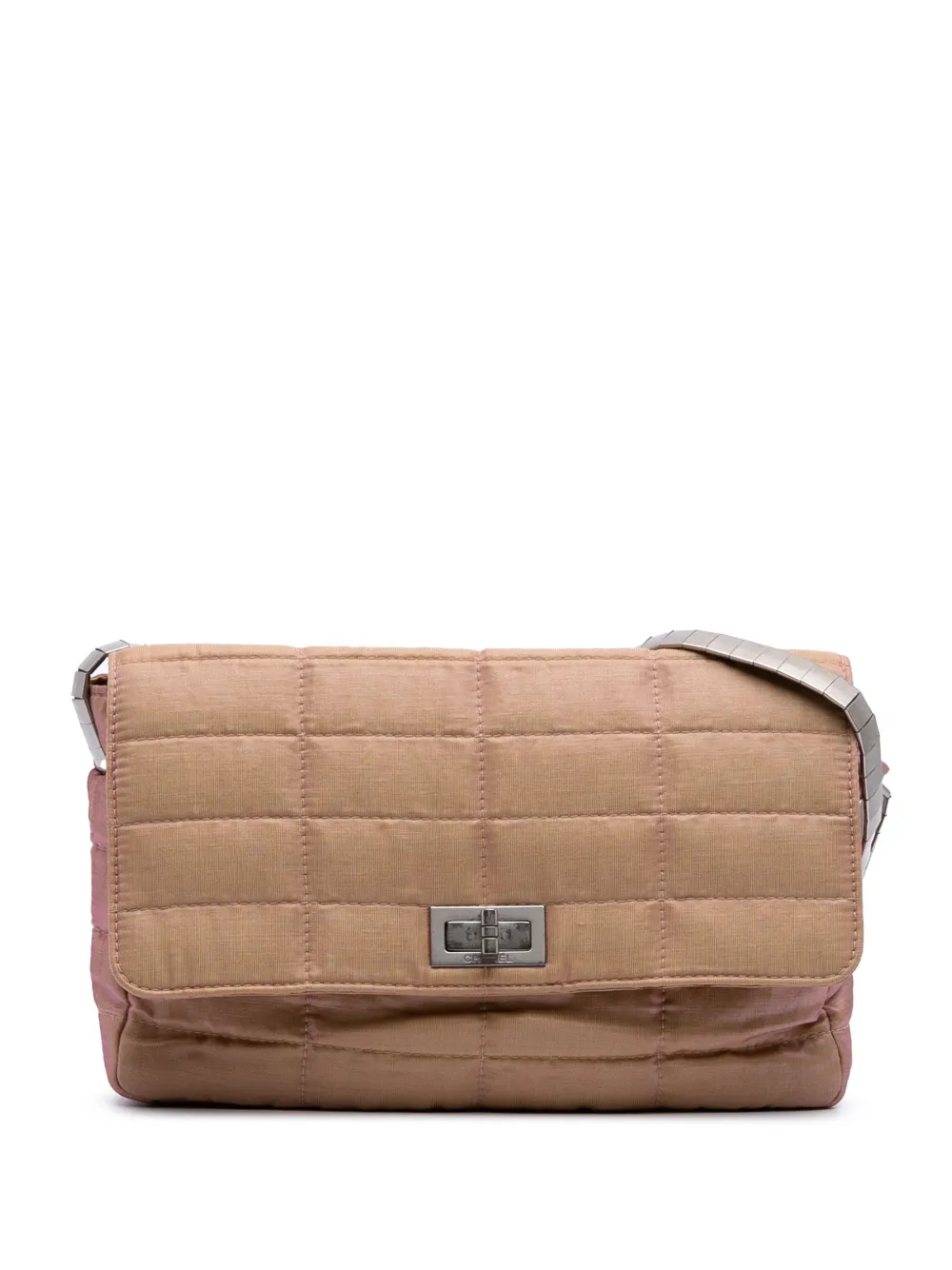 CHANEL Pre-Owned 1997-1999 マトラッセ イリディセント ナイロン マドモアゼル フラップ ショルダーバッグ - CHANEL Pre-Owned 1997-1999 マトラッセ イリディセント ナイロン マドモアゼル フラップ ショルダーバッグ -