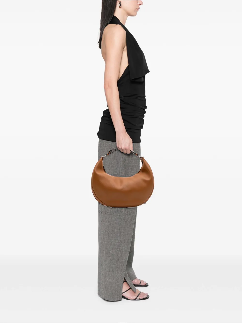 Fendi Pre-Owned 2010-2025 Medium Leather Fendigraphy hobo bag | Pre-Owned | Image 2