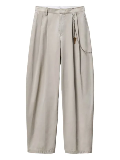 Alexander Wang pleated chain-detail trousers