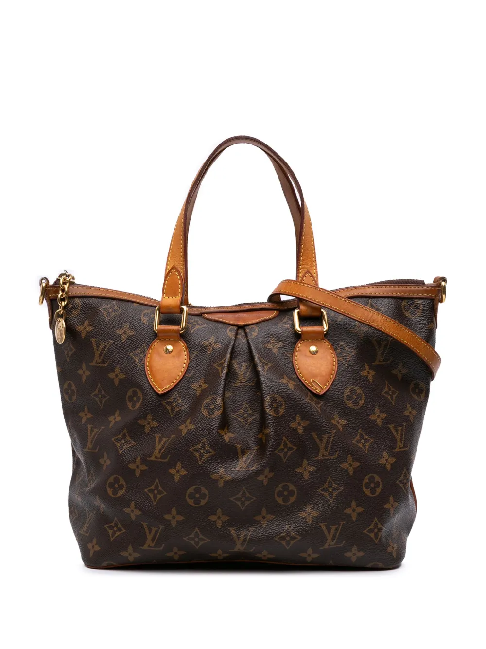 Louis Vuitton Pre-Owned 2011 モノグラム パレルモ PM サッチェルバッグ - ブラウン Louis Vuitton Pre-Owned 2011 モノグラム パレルモ PM サッチェルバッグ - ブラウン