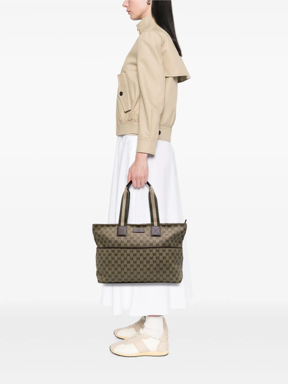 Gucci Pre-Owned tote en lona GG con detalle Web 2016-2025 | Estilos de archivo | Image 2