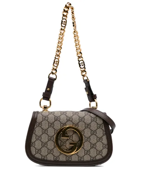 Gucci Pre-Owned 2016-2024 Mini GG Supreme Blondie satchel