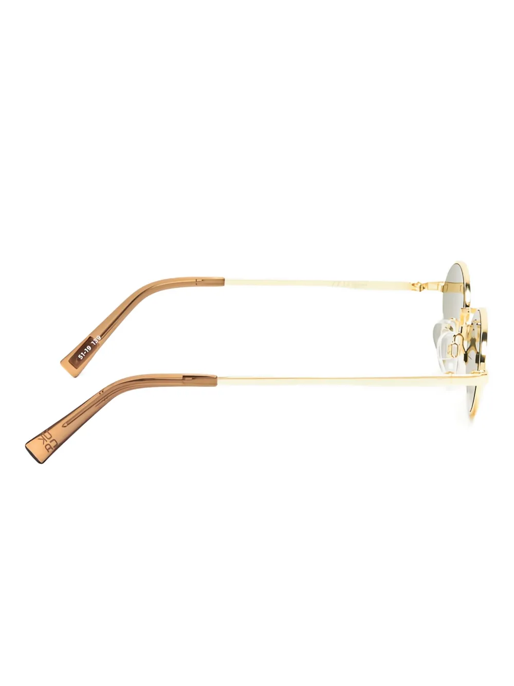 Le Specs Love Train zonnebril met ovalen montuur - Goud