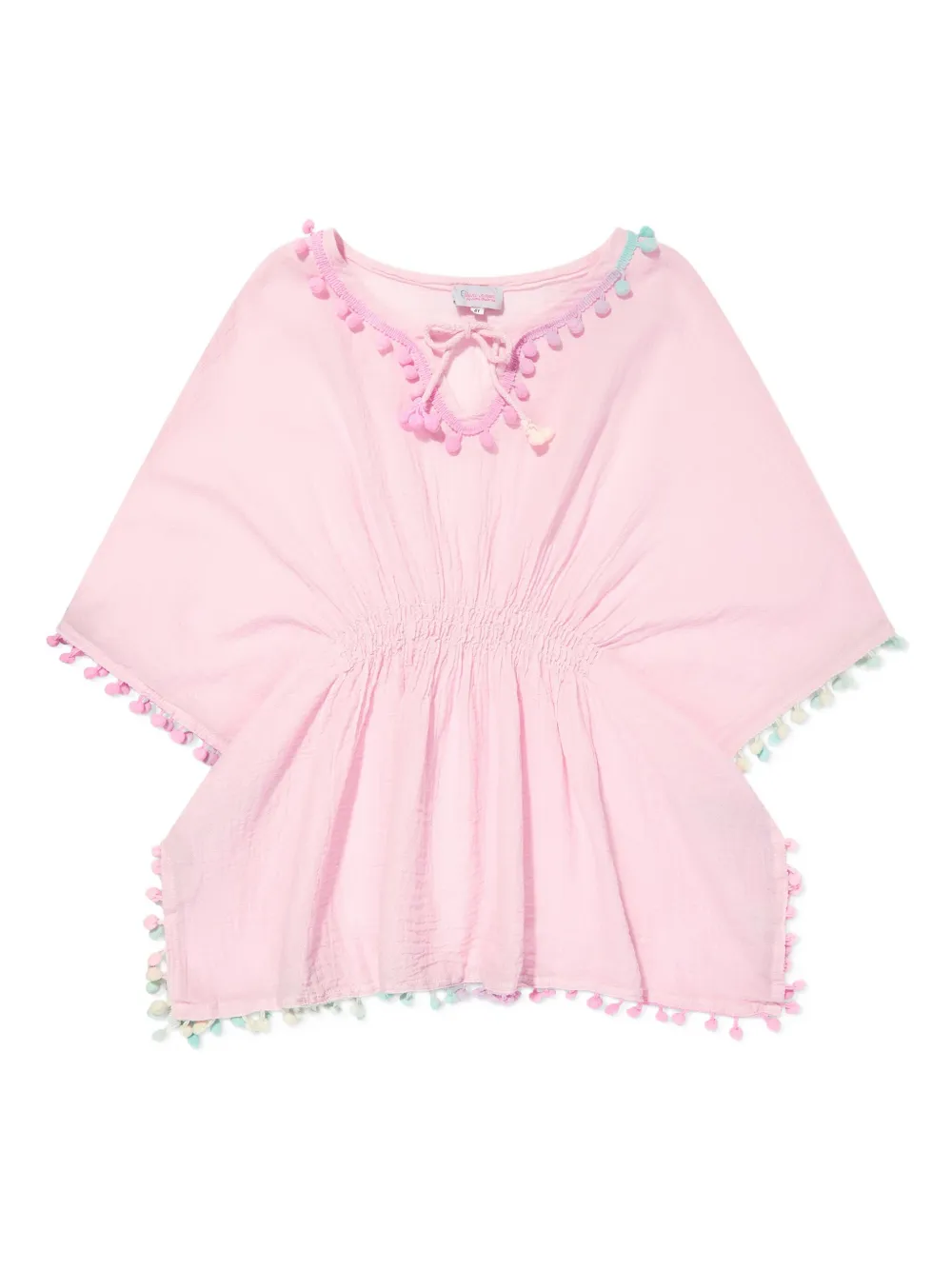 SELINIACTION KIDS Jurk met pompon afwerking Roze