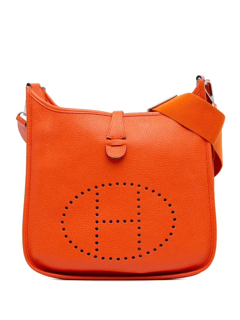 Hermès Pre-Owned 2014 クレマンス エヴリン III PM ショルダーバッグ - オレンジ Hermès Pre-Owned 2014 クレマンス エヴリン III PM ショルダーバッグ - オレンジ