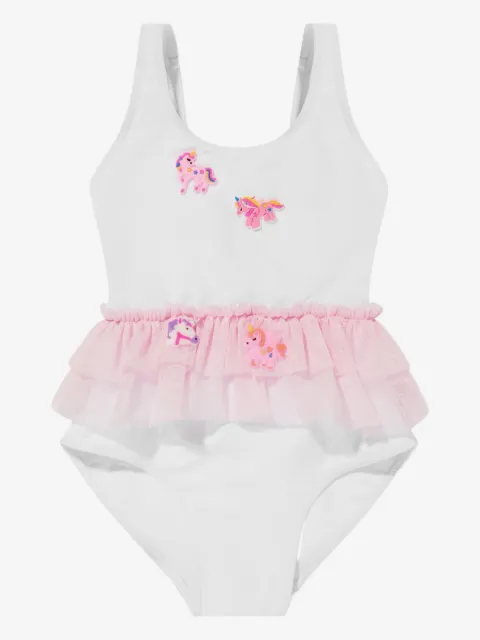 SELINIACTION KIDS ユニコーンアップリケ チュール ワンピース水着