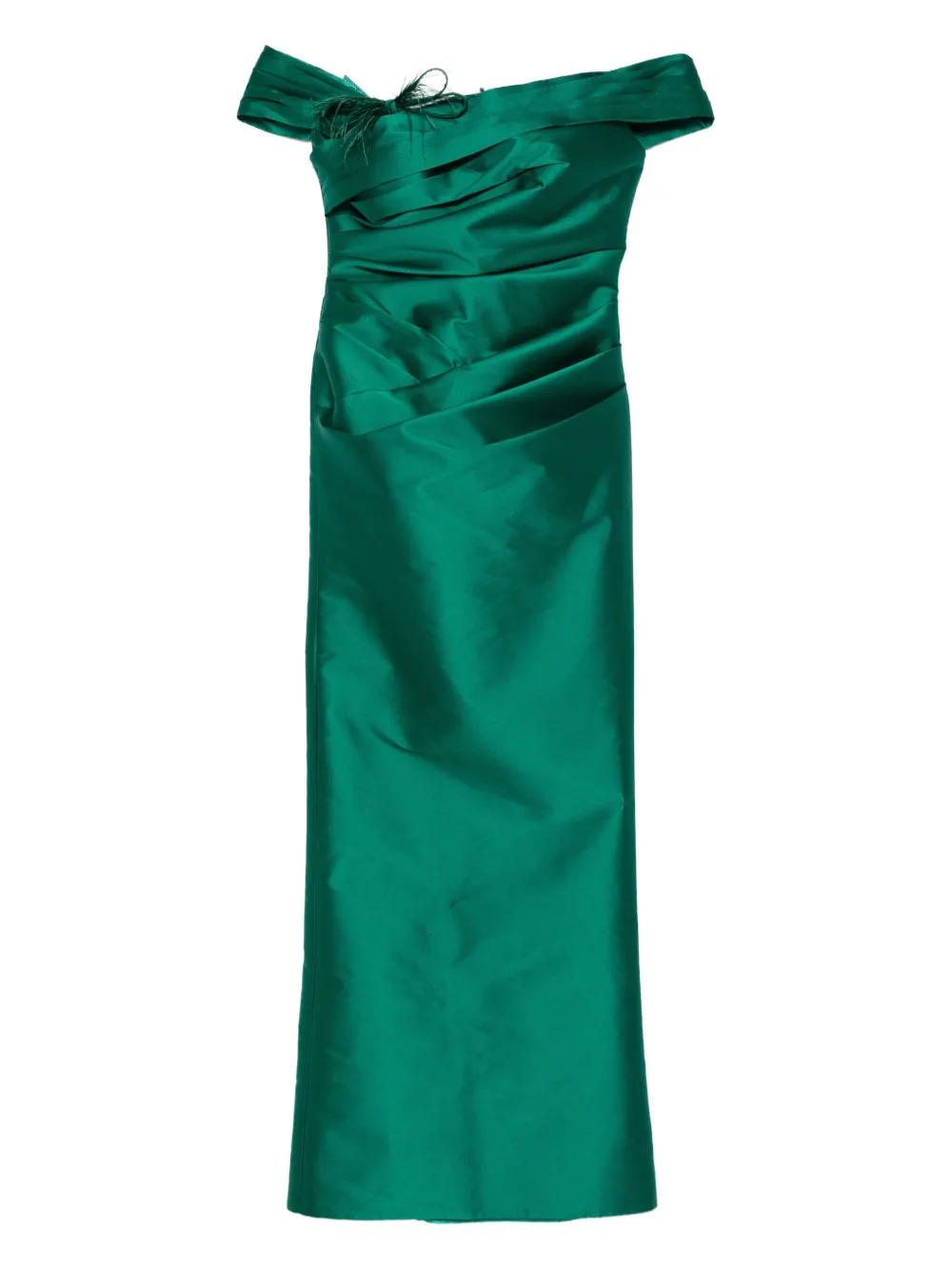 Izella off-shoulder midi dress