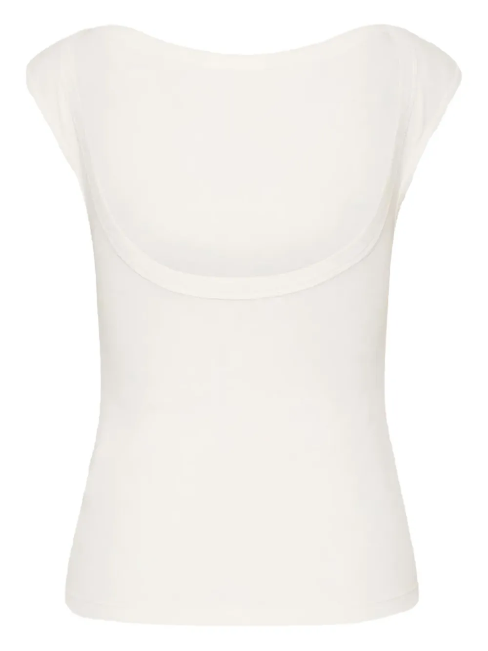 St. Agni scoop-back top Wit