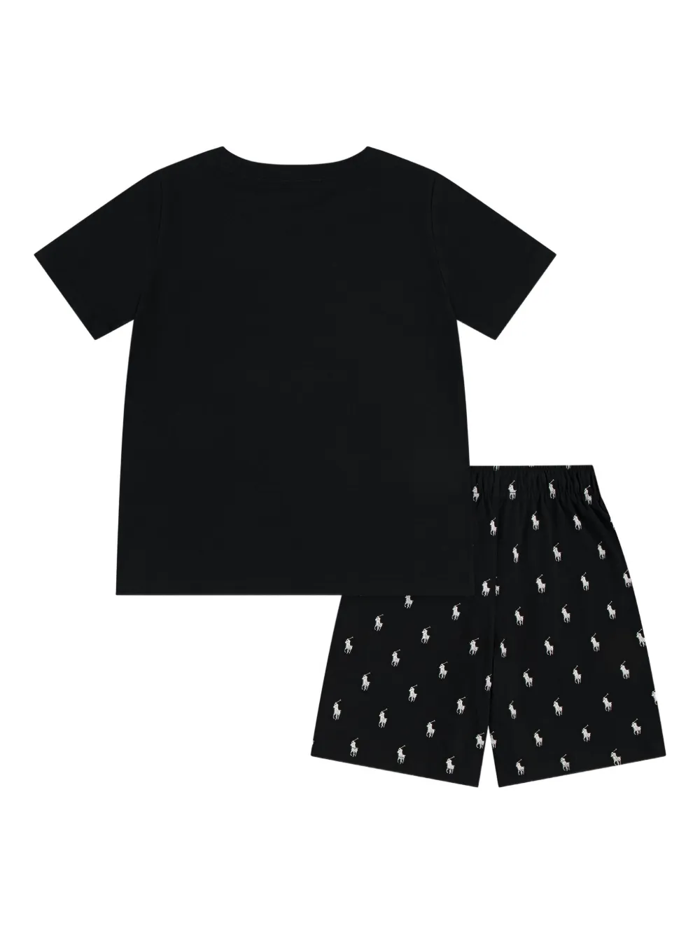 POLO RALPH LAUREN KIDS Pyjama met Polo Pony-print Zwart
