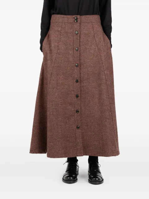 Société Anonyme Alex tweed midi skirt