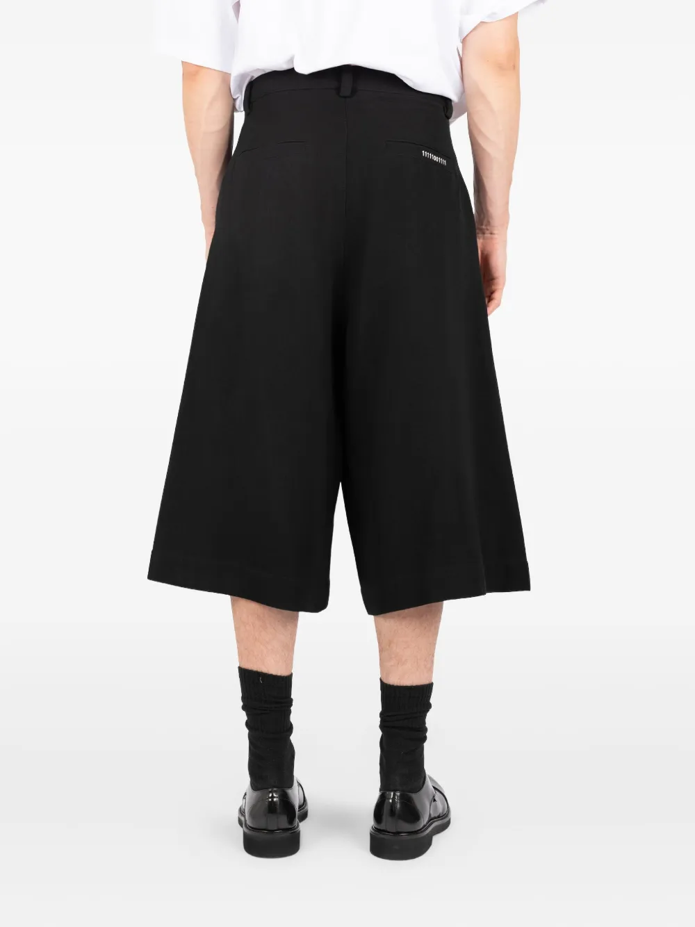 Société Anonyme button-fly tailored shorts Zwart