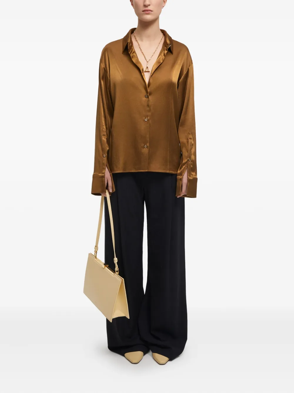 AERON Dylan blouse Bruin