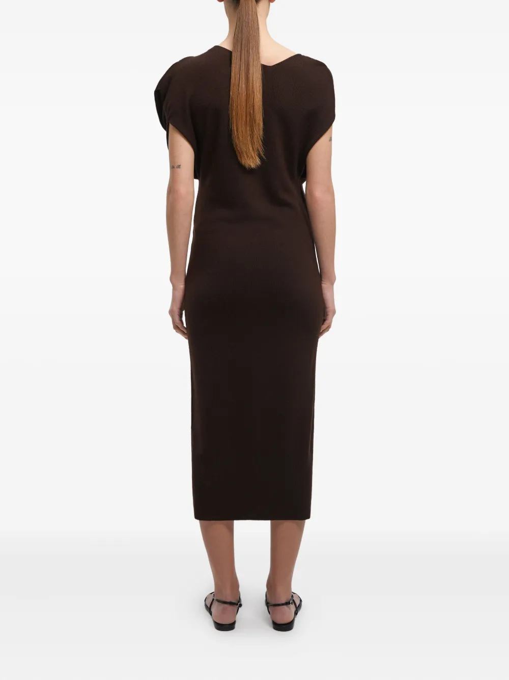 AERON Marina jurk Bruin