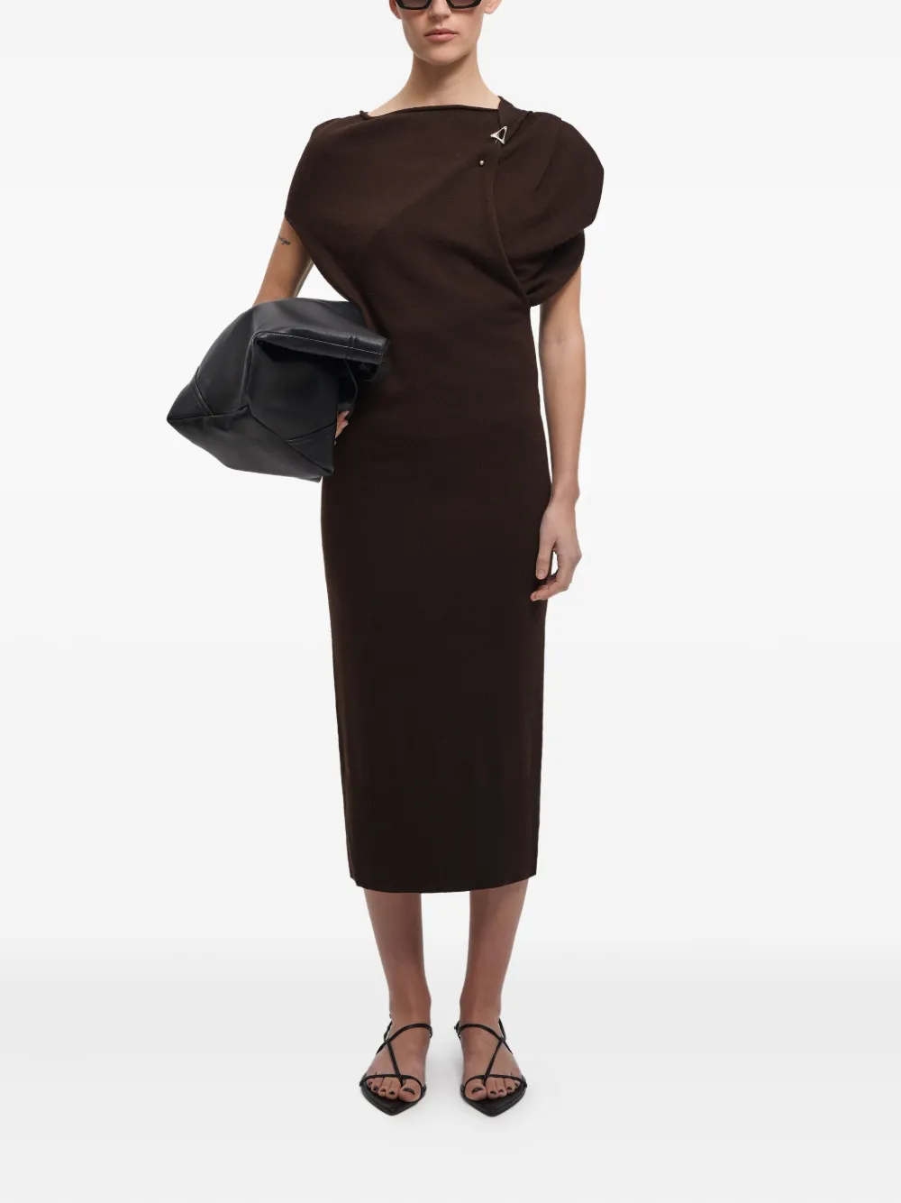 AERON Marina jurk Bruin