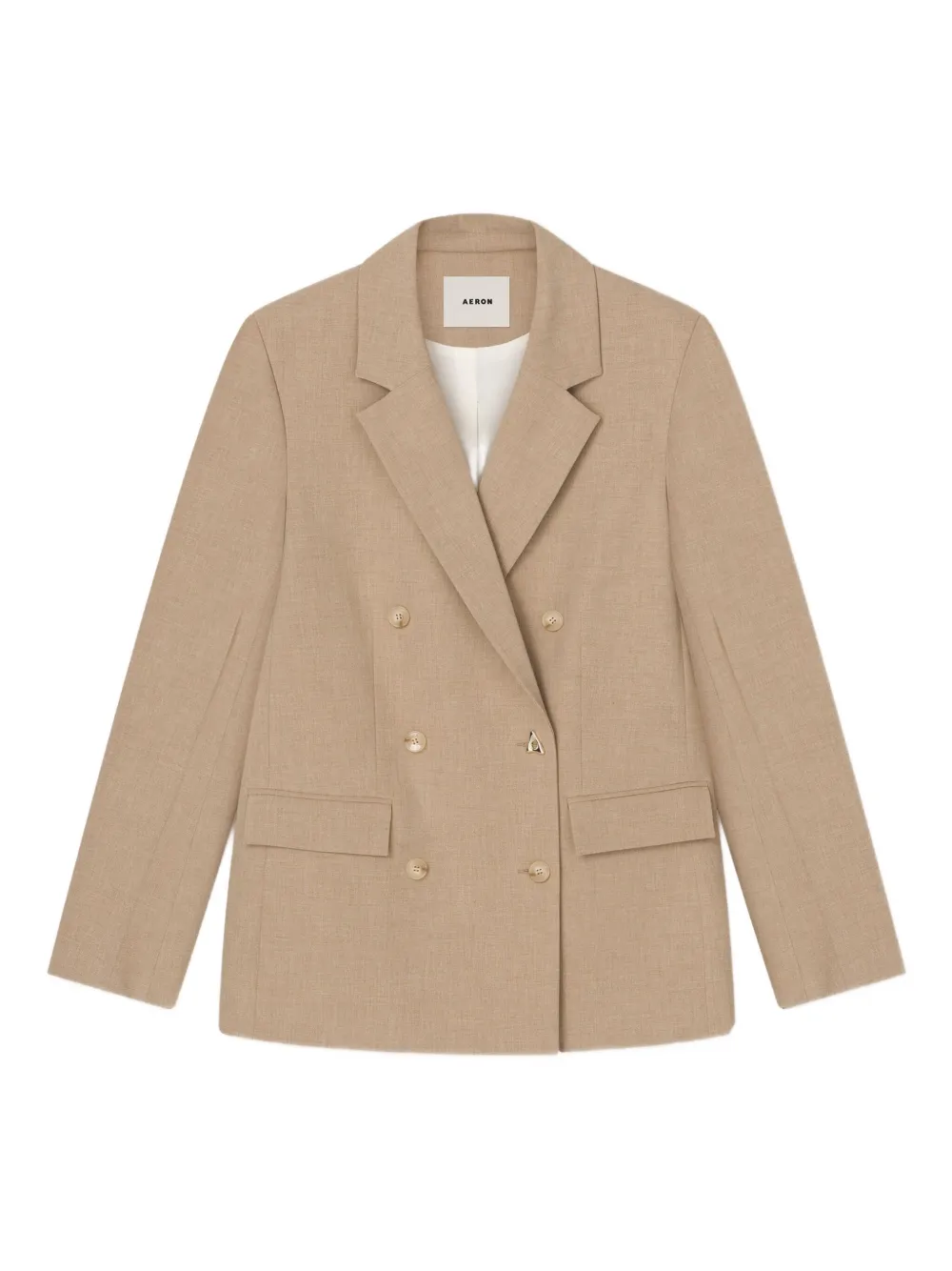 AERON Blazer met dubbele rij knopen Bruin