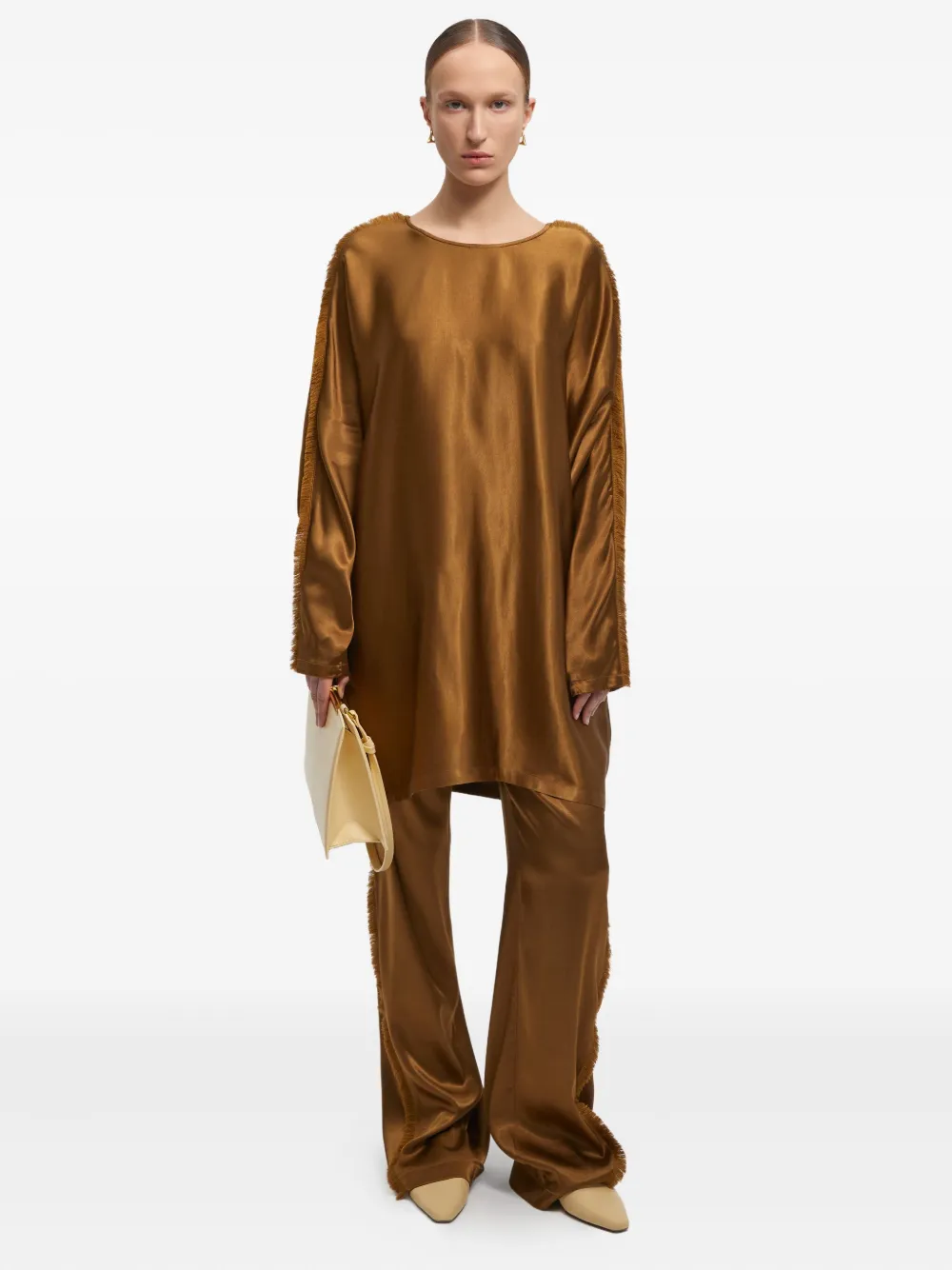 AERON Diti jurk Bruin