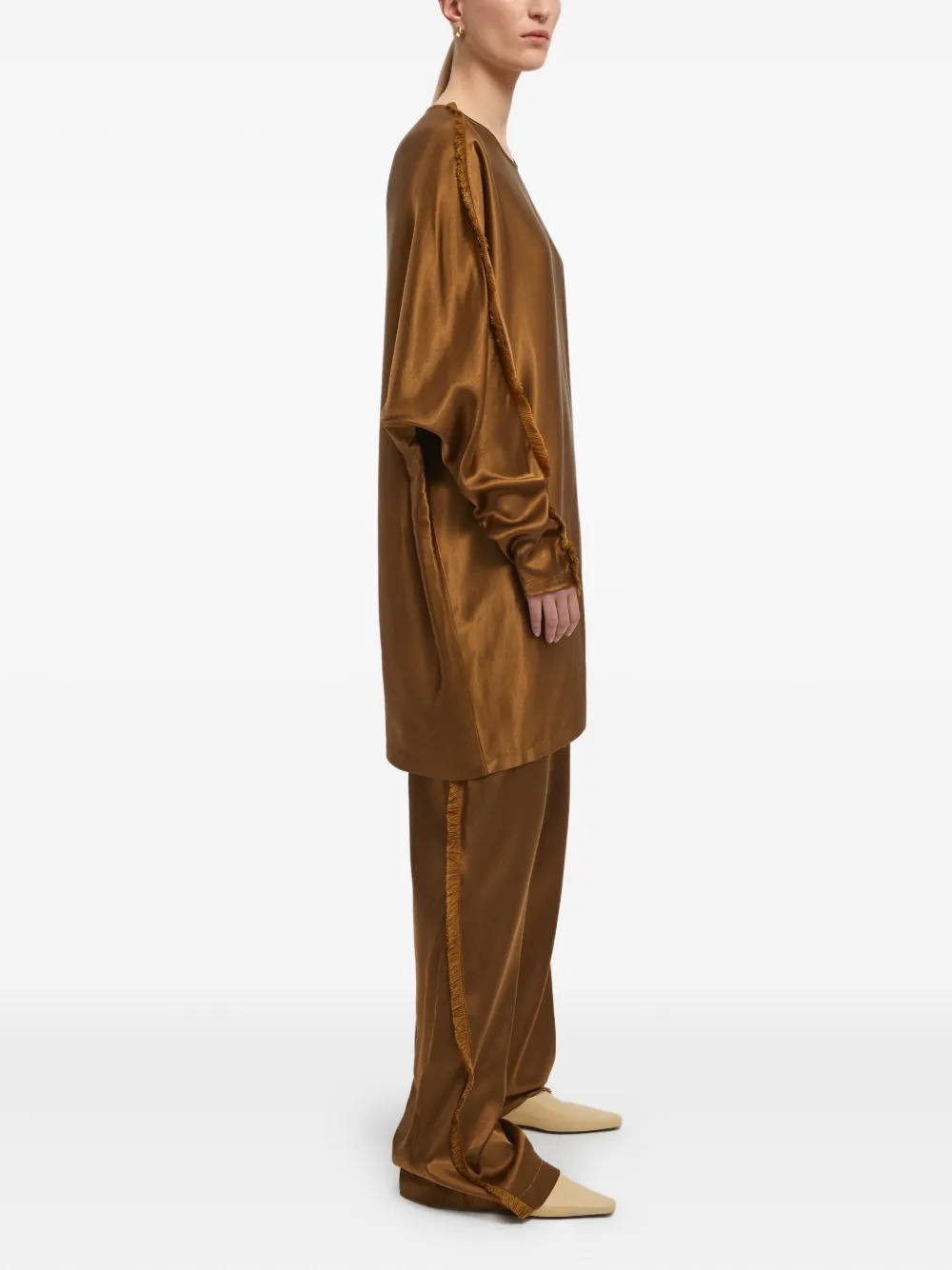 AERON Diti jurk Bruin