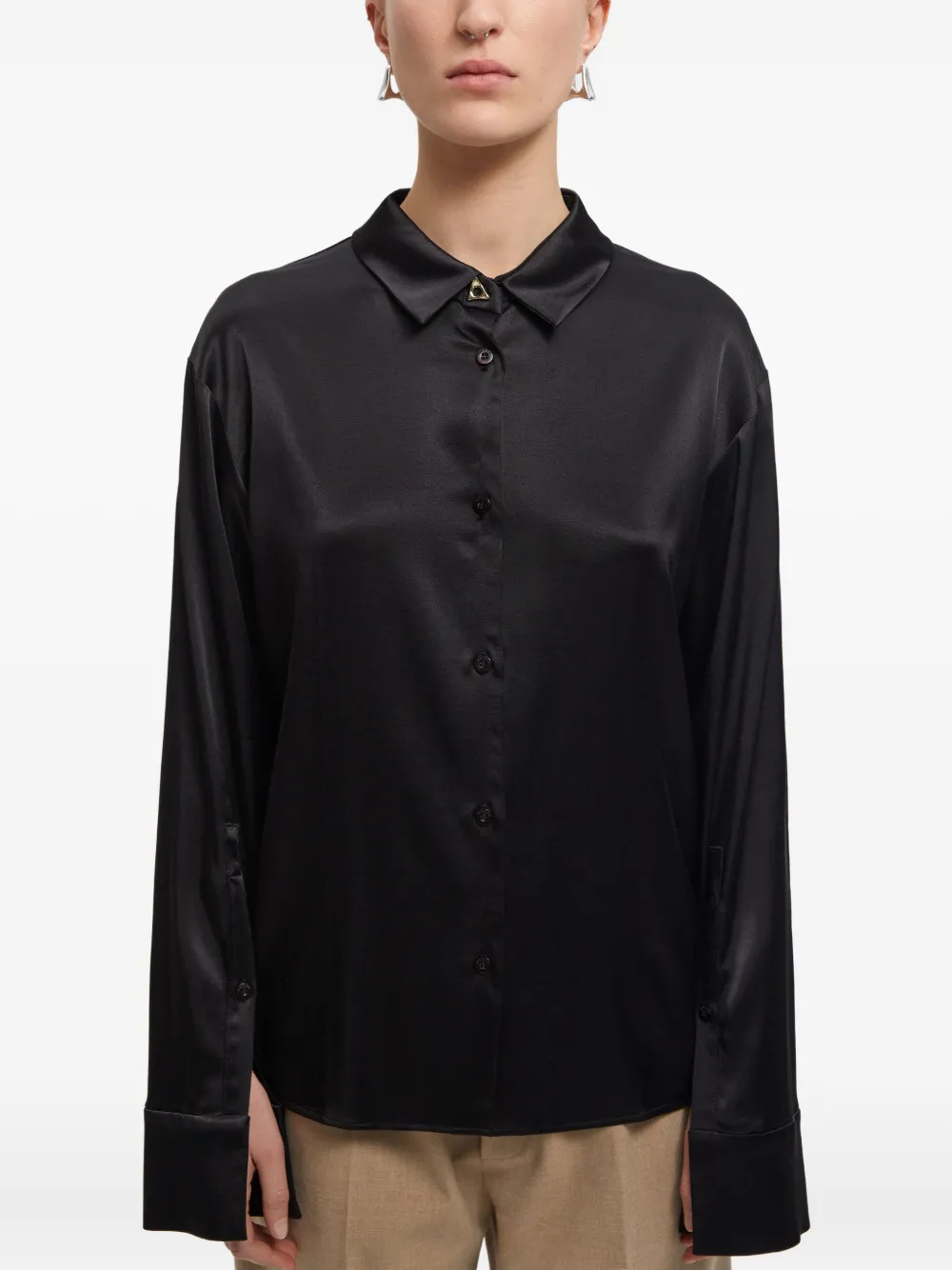 AERON Dylan blouse Zwart