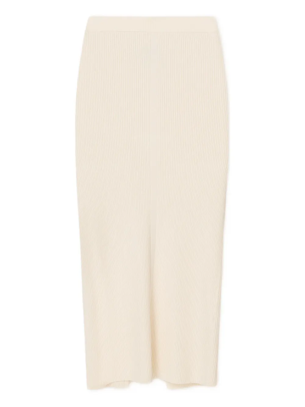AERON Geribbelde rok Beige