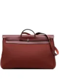 Hermès Pre-Owned 2020 Toile Militaire Vache Hunter Herbag Zip 31 satchel - Red
