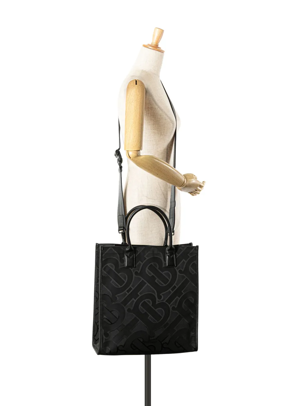Burberry Pre-Owned 2018-2023 TB Monogram Canvas Tote satchel | Pre-Owned | Image 2