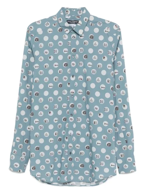 Dolce & Gabbana Pre-Owned 2010 Hemd mit Polka Dots