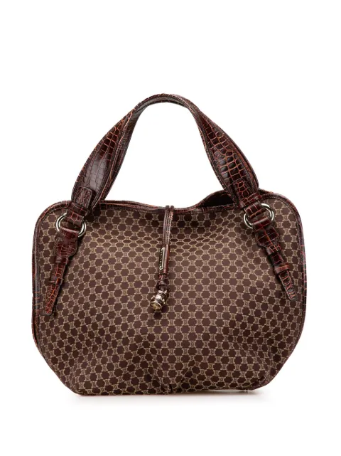 Celine Pre-Owned 2007 Macadam Canvas Bittersweet hobo bag