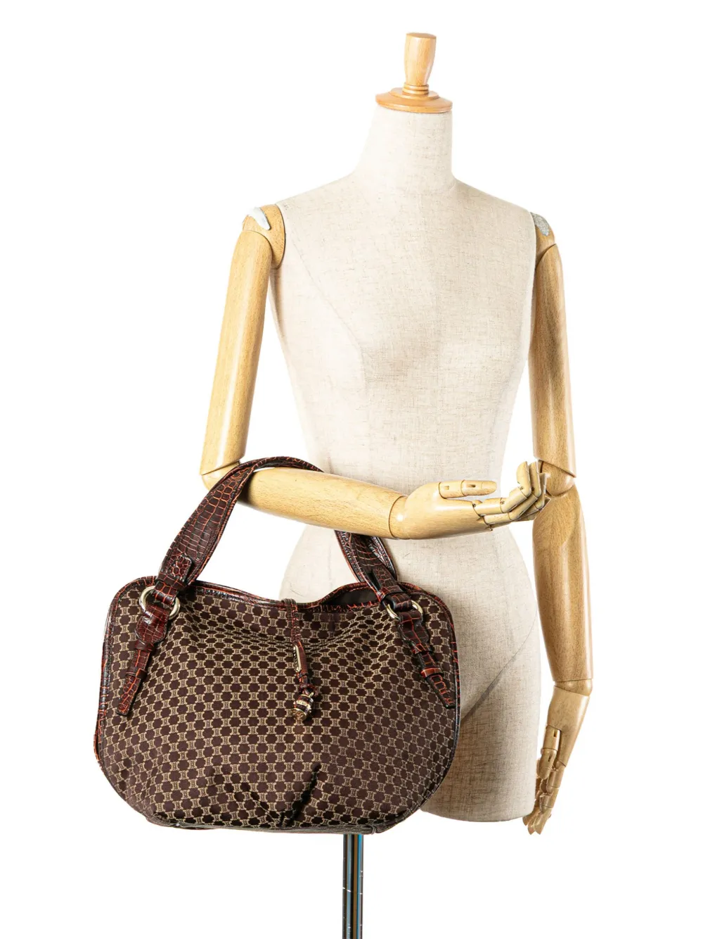 Céline Pre-Owned 2007 Macadam Canvas Bittersweet hobo bag | Pre-Owned | Image 2