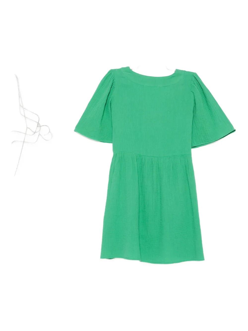 Ba&Sh Mini-jurk met veterdetails Groen