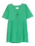 Ba&Sh lace-up details mini dress - Green