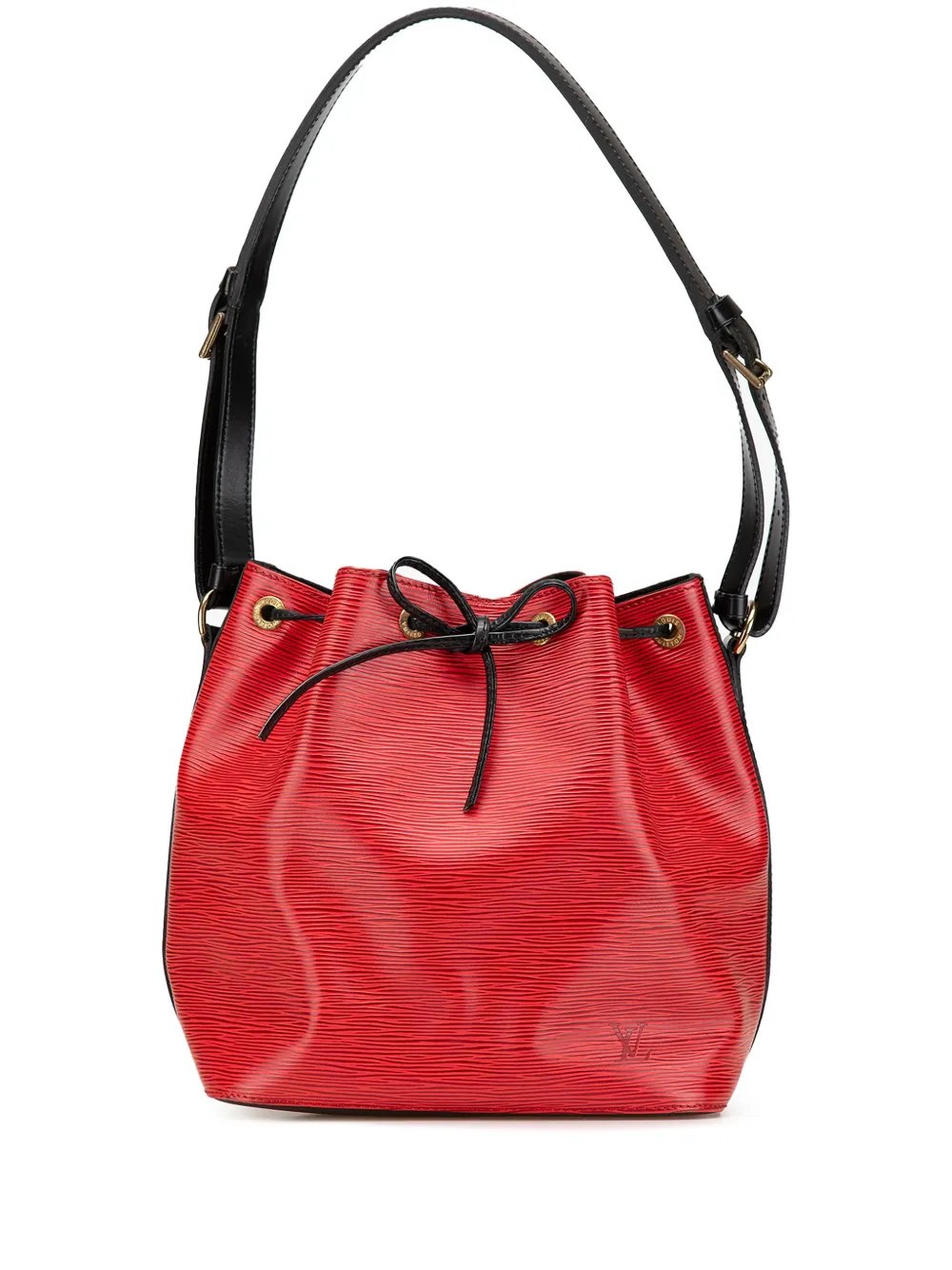 Louis Vuitton Pre-Owned 1993 Epi Petit Bicolor Noe bucket bag - ブラック Louis Vuitton Pre-Owned 1993 Epi Petit Bicolor Noe bucket bag - ブラック
