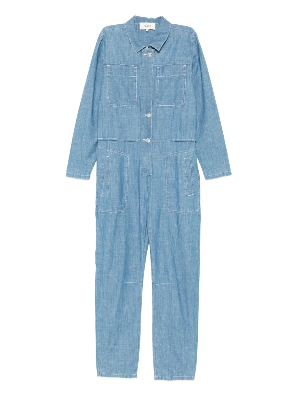 Ba&Sh Kidis denim jumpsuit - Blu
