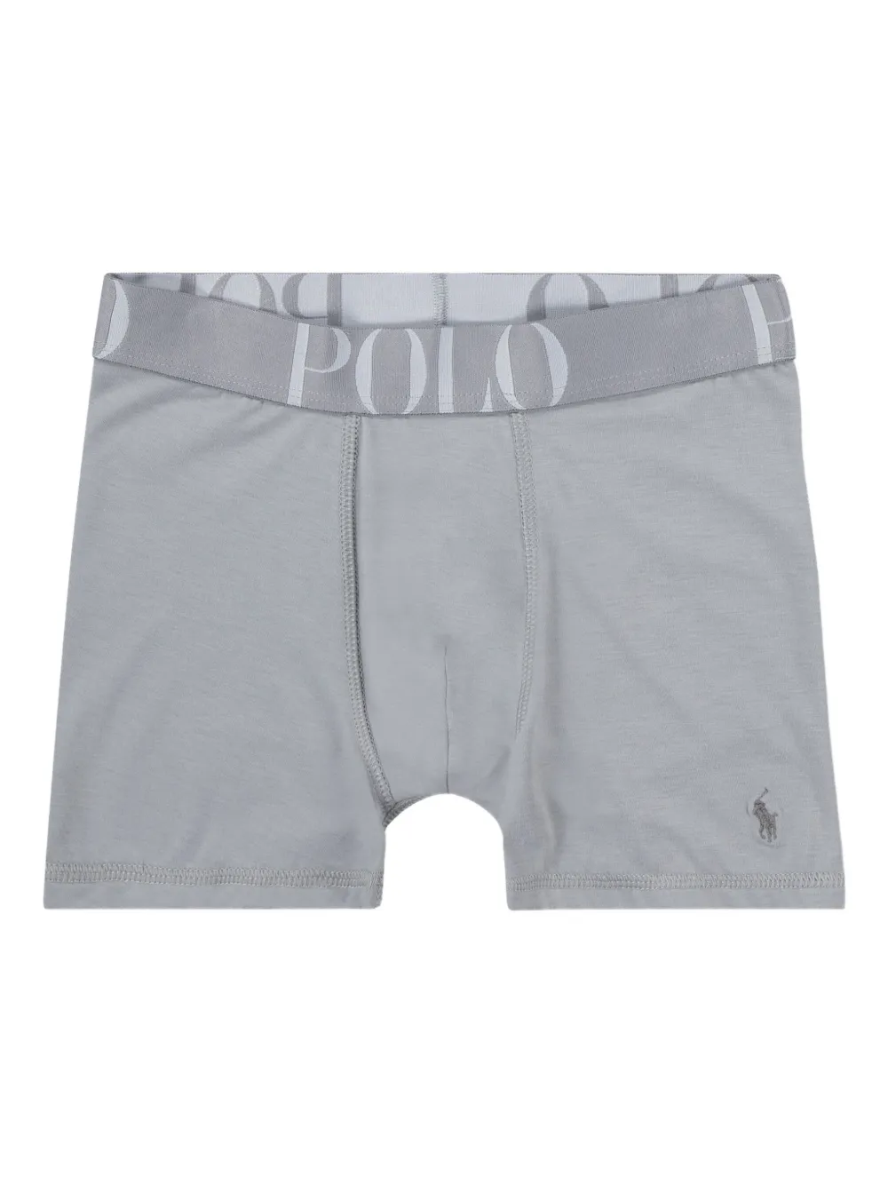 POLO RALPH LAUREN KIDS Drie geweven boxershorts met logoband Beige