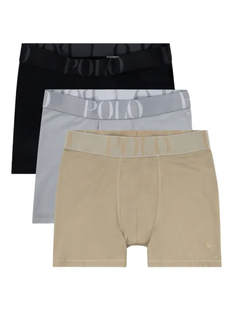 POLO RALPH LAUREN KIDS Boxershorts mit Logo-Bund (3er-Set)