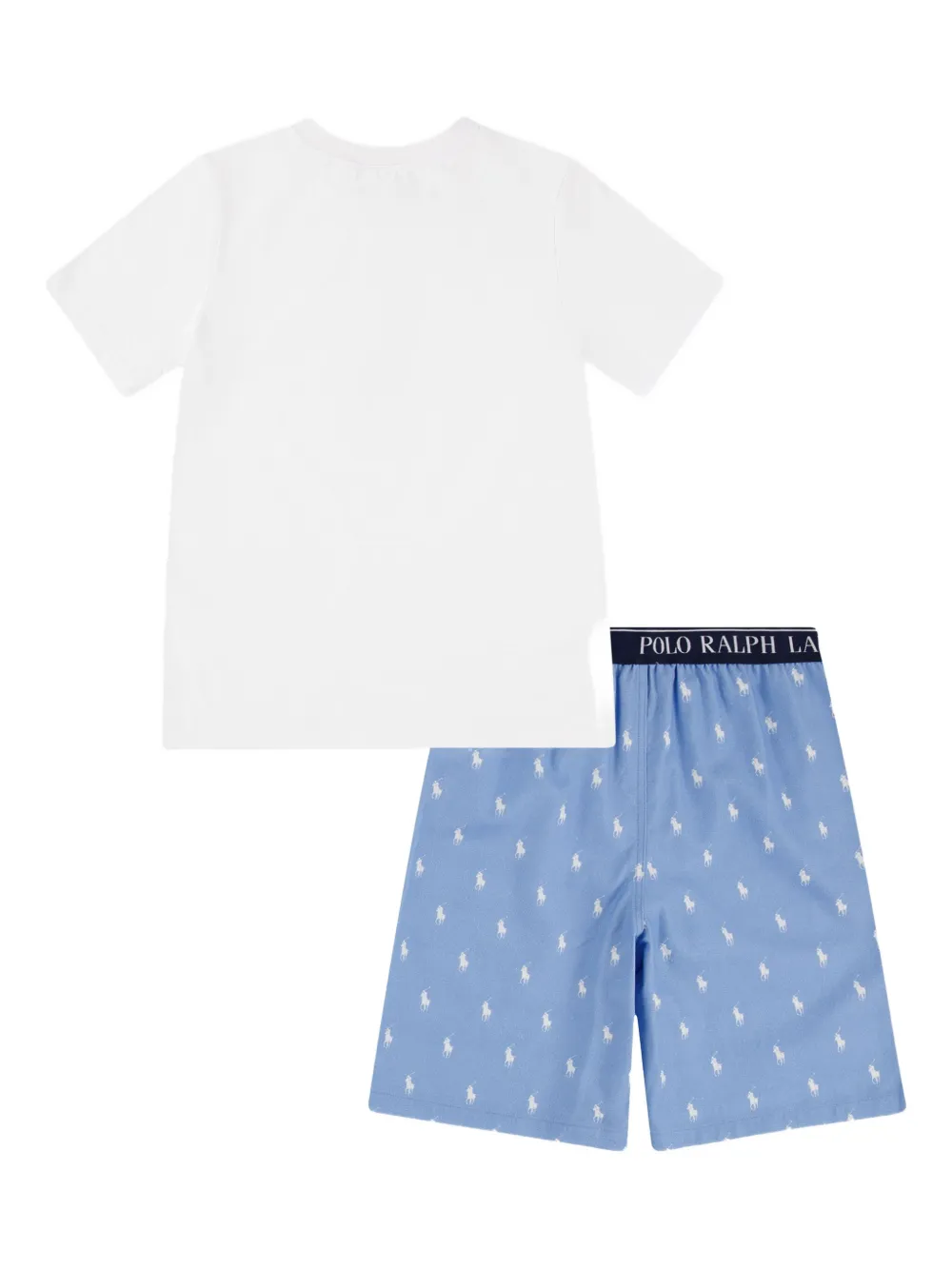 POLO RALPH LAUREN KIDS Pyjama met Polo Pony-print Blauw