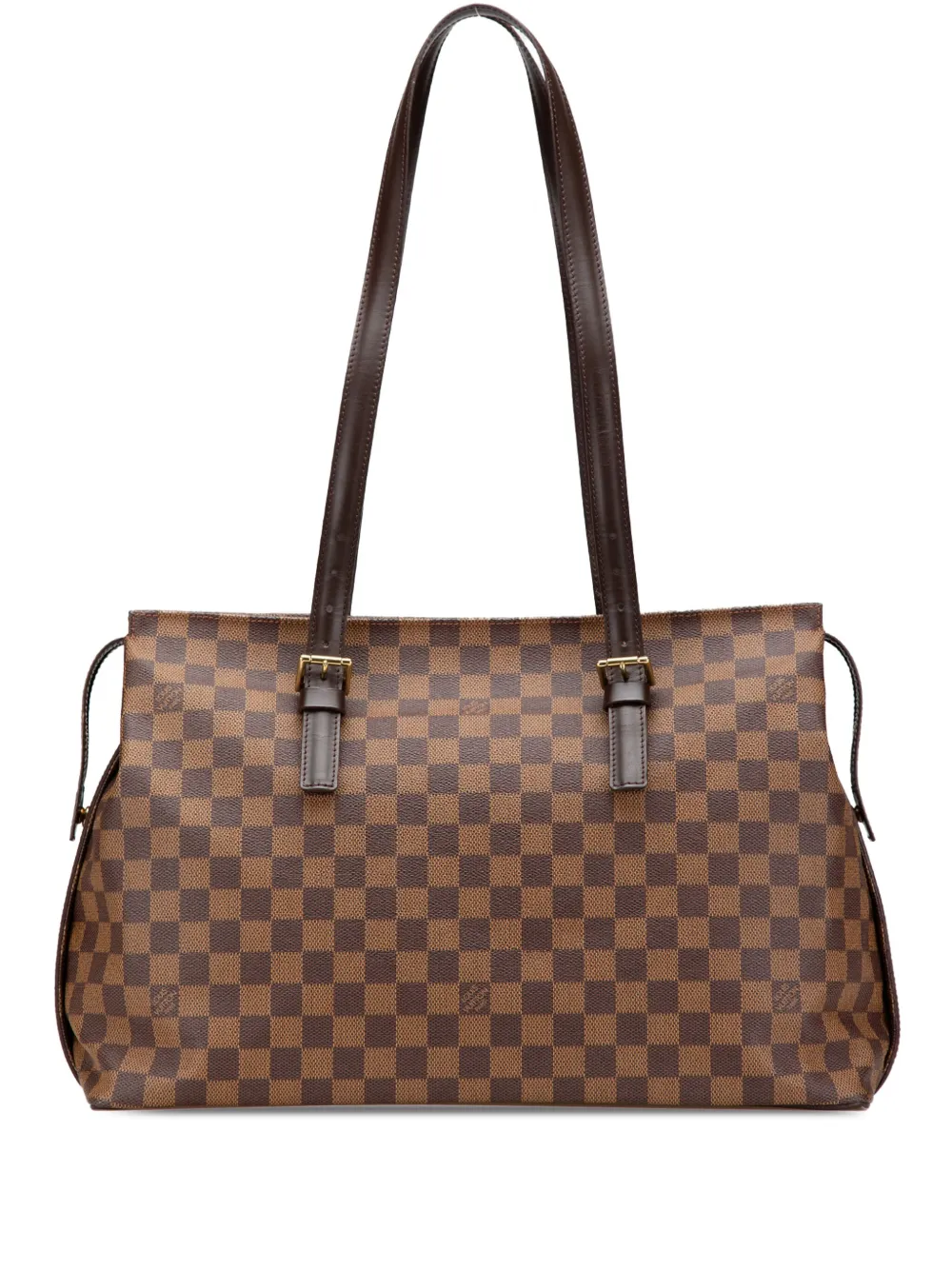 Louis Vuitton Pre-Owned 1997 ダミエ エベヌ チェルシー ショルダーバッグ - ブラウン Louis Vuitton Pre-Owned 1997 ダミエ エベヌ チェルシー ショルダーバッグ - ブラウン