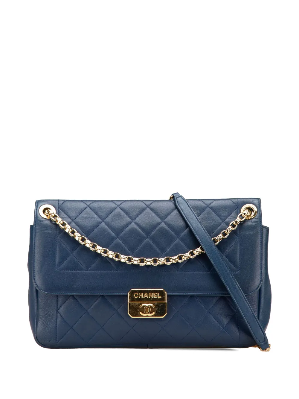 CHANEL Pre-Owned 2013-2014 Large Lambskin Chic With Me Flap crossbody CHANEL Pre-Owned 2013-2014 Large Lambskin Chic With Me Flap crossbody