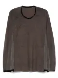 Layer Zero panelled long-sleeve t-shirt - Grey
