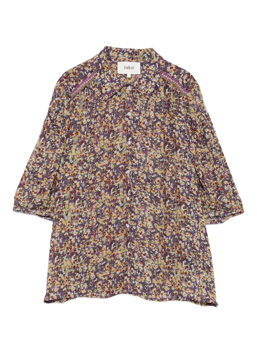 Ba&Sh floral-pattern blouse Paars