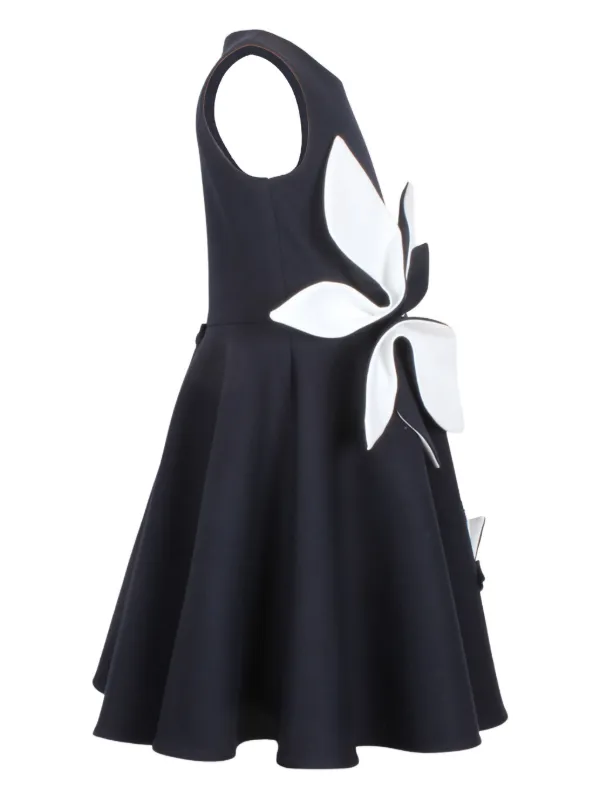 jessie skater dress JESSIE AND JAMES KIDS floral-appliqué Skater Dress | Blue