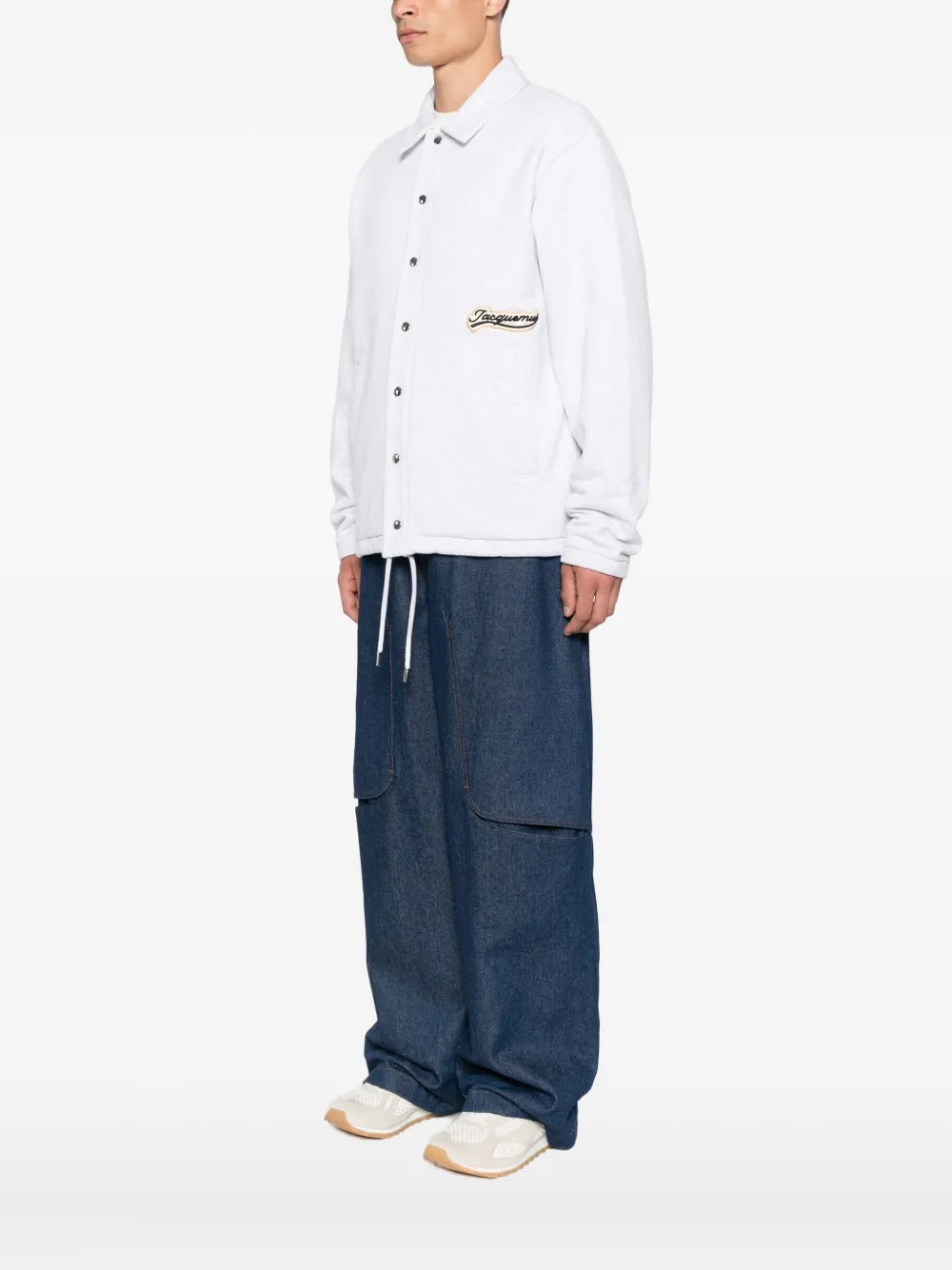 Jacquemus Gio shirtjack Grijs