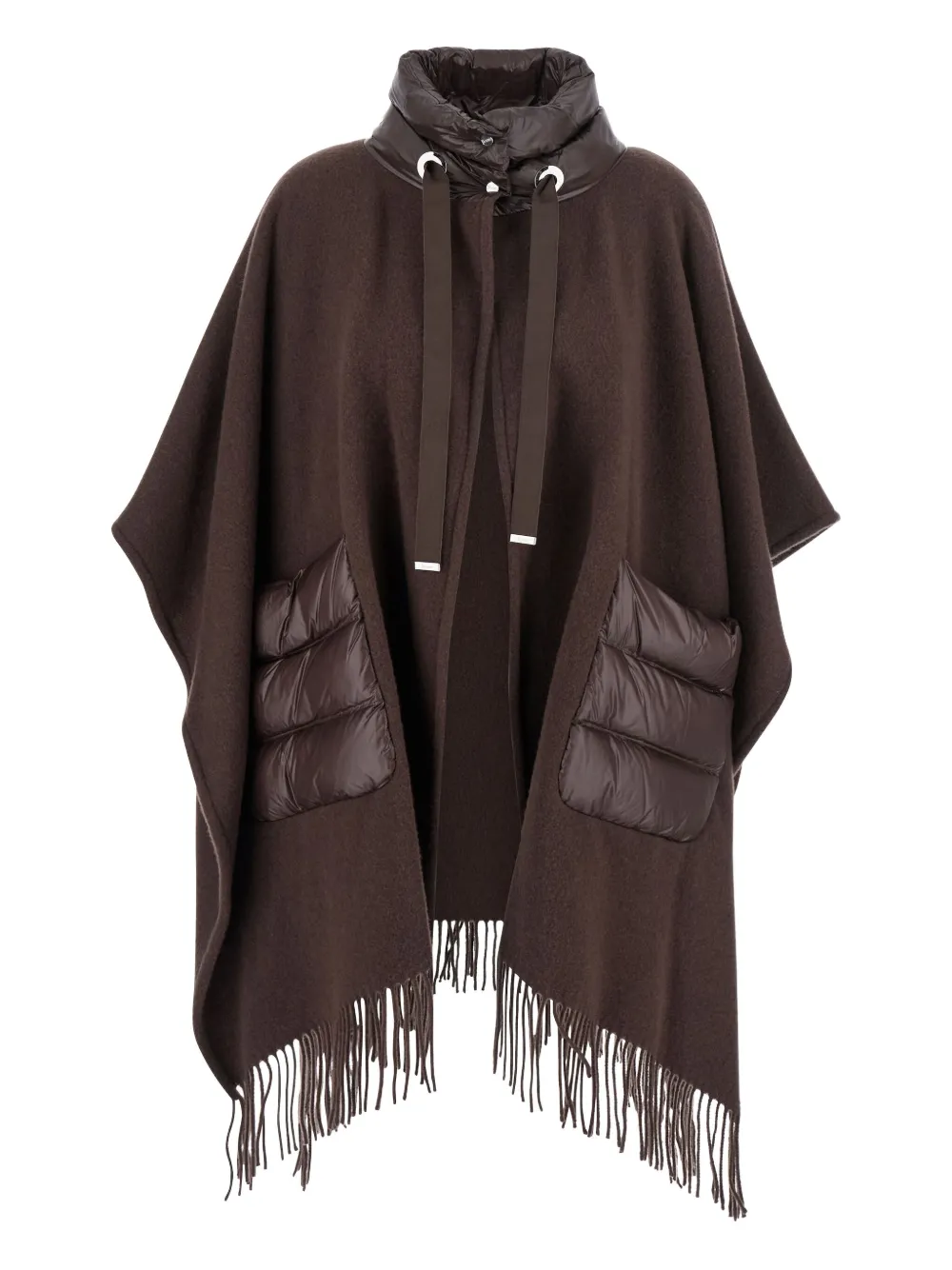 Herno fringed tunic | Brown | Image 1