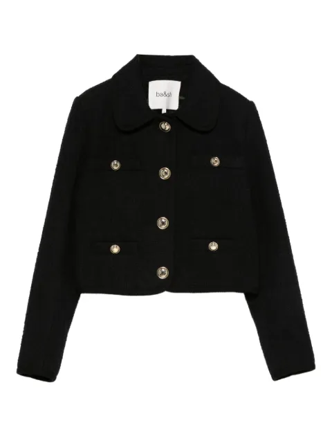 Ba&Sh Meiradith gold-button cropped jacket