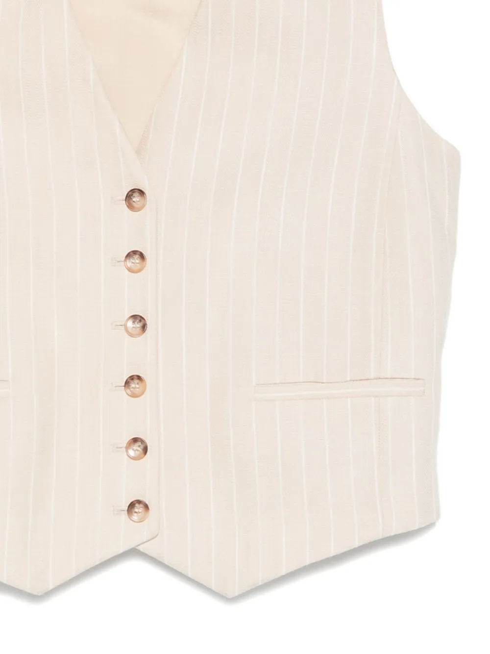 Ba&sh Patsy Gilet In Brown