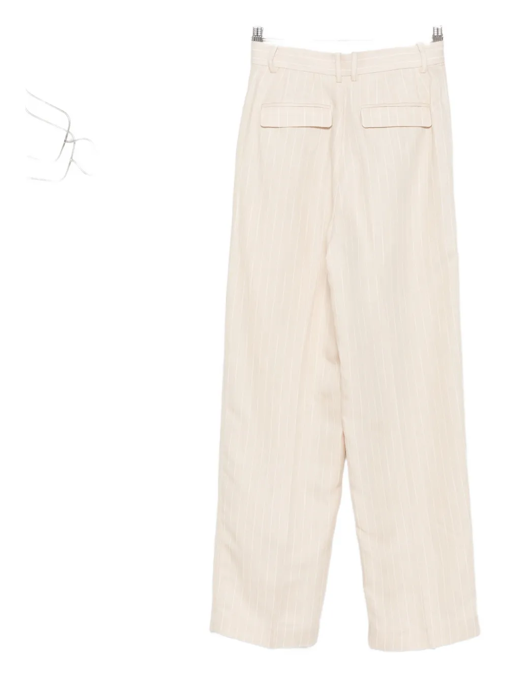 Ba&Sh Gestreepte broek Beige